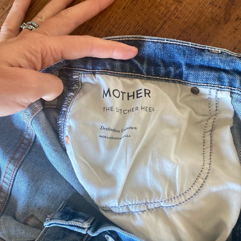 Mother straight denim